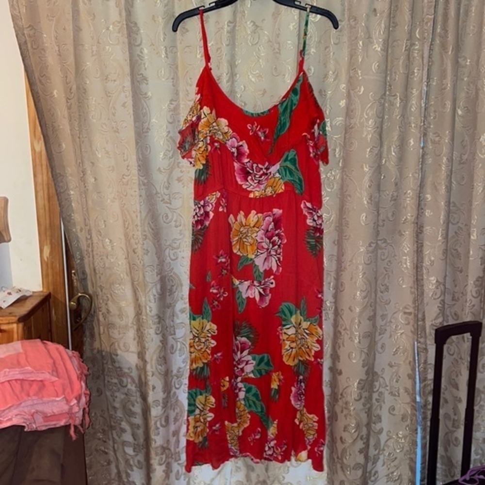 Cold shoulder dress